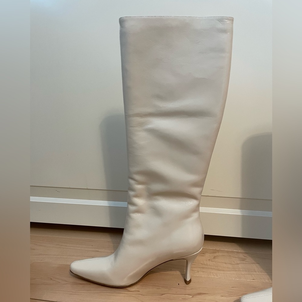 By Far Stevie Boots in Off-White